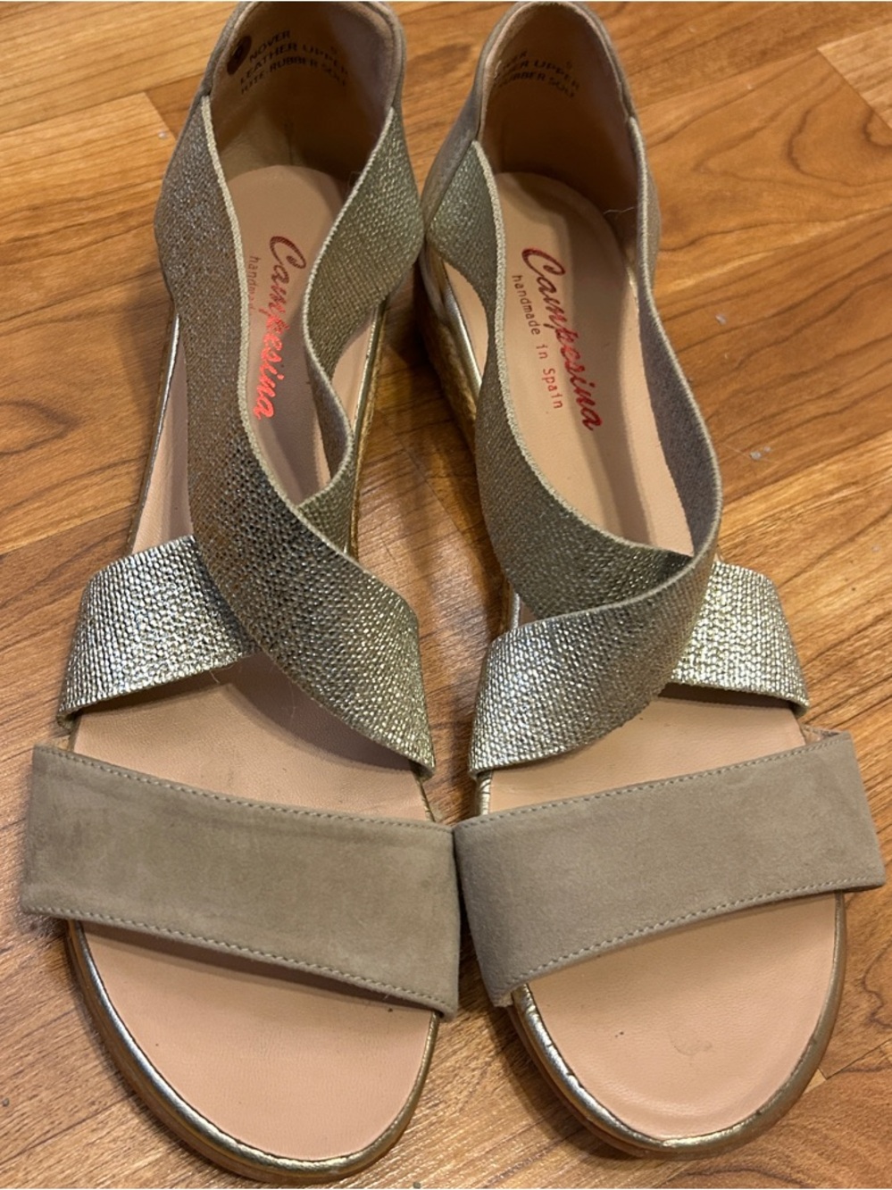 Women’s Campesina Nover Criss Cross Sandals Size 40 - Picture 7 of 12